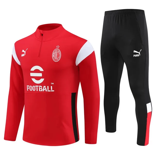 Camiseta Puma AC Milan 2022 2023 R. Leão roja negra