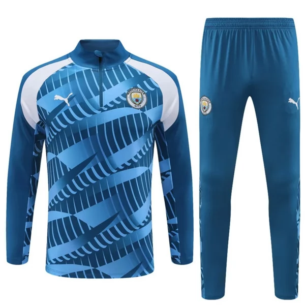 Ni os Manchester City Trajes de Sudadera de Entrenamiento 2023 24